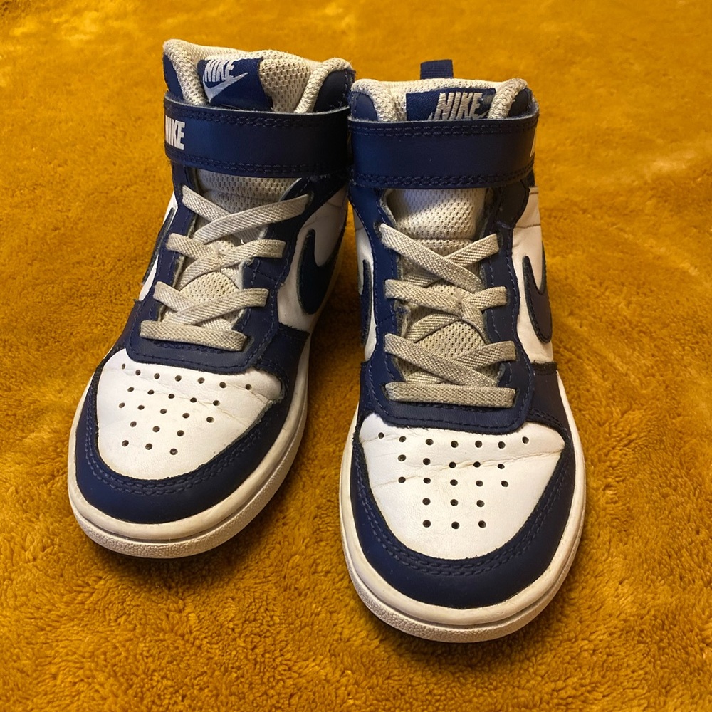 Nike Kids Blue and White Sneakers